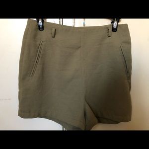 olive green shorts